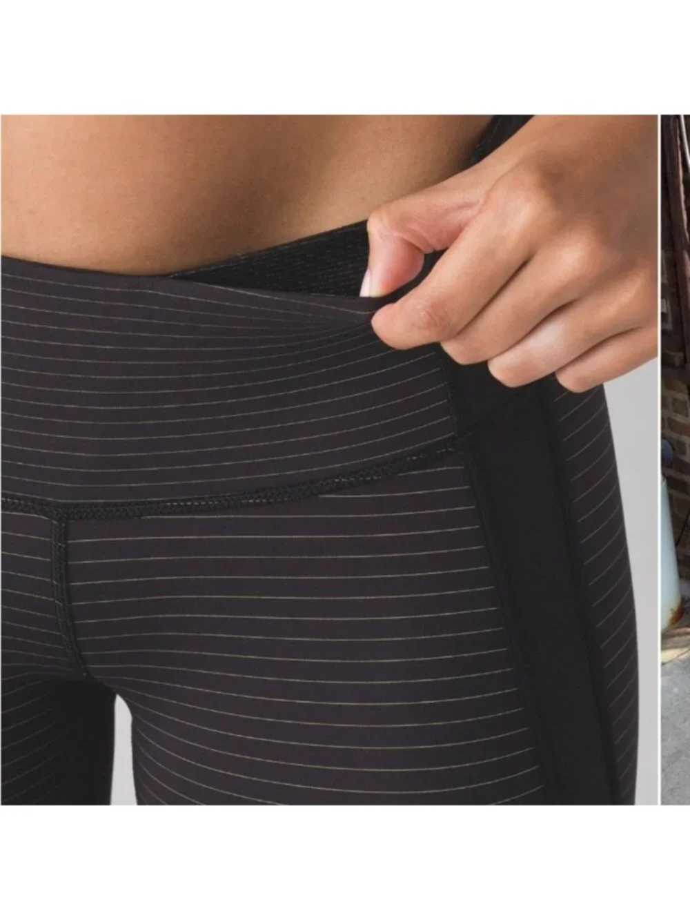 Lululemon Conduit Crop Black